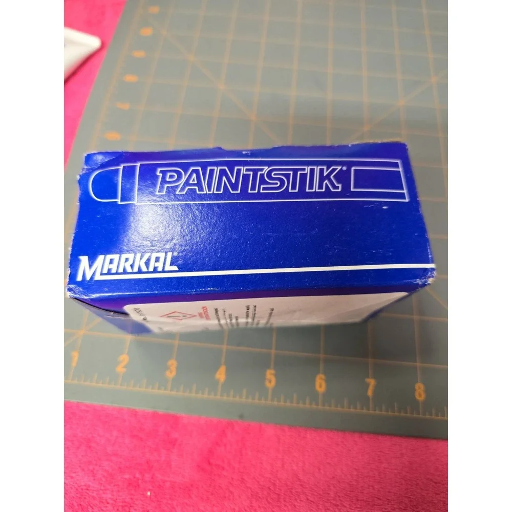 Markal Paintstik Myers B White 12 Ct 1 Box 087920 Mark Size 17mm New In Box